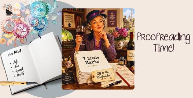 7 Little Marks Is Off to the Proofreader